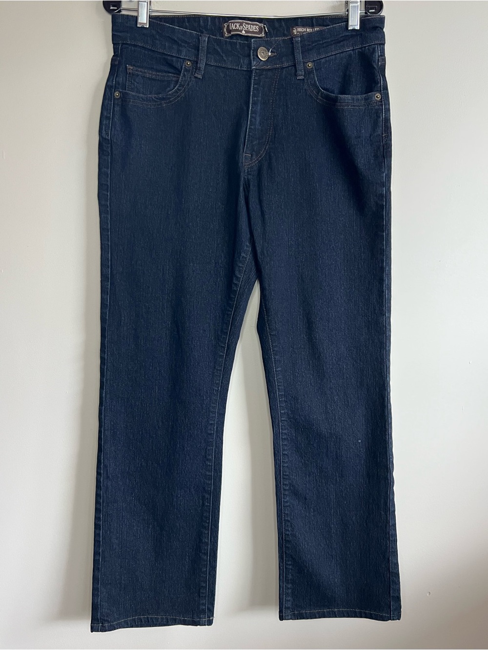 Jack of Spades High Roller Dark Wash Jeans Men’s 32x34 Straight Leg Denim